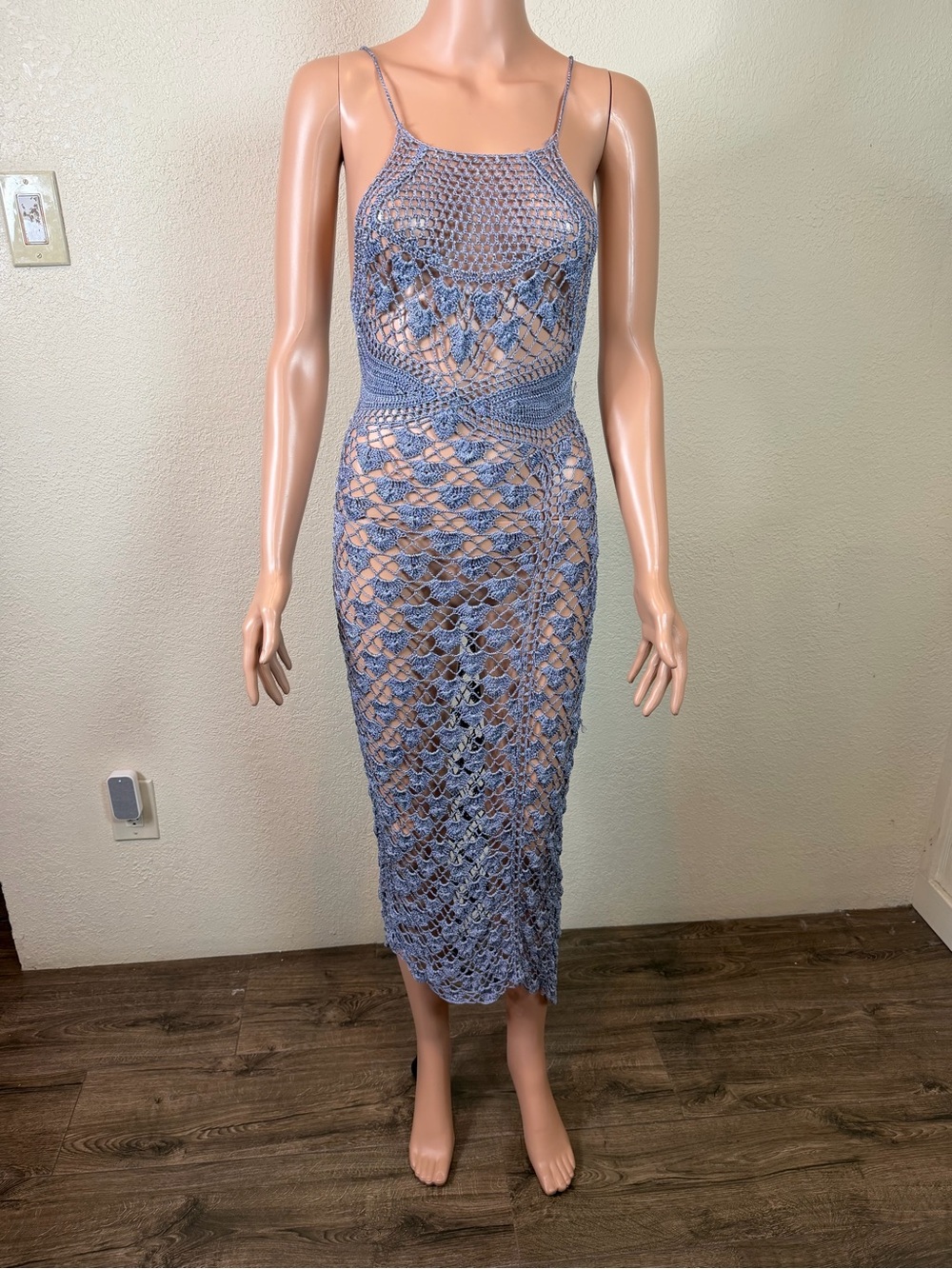 Free People Intimately Best For Last Macramé Maxi Dress Size Small - Picture 2 of 12
